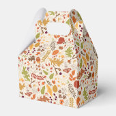 Bohemisch getrocknete Rustikale Herbstfälle Geschenkschachtel (Rückseite)