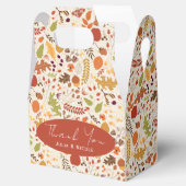 Bohemisch getrocknete Rustikale Herbstfälle Geschenkschachtel (Geöffnet)