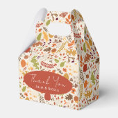 Bohemisch getrocknete Rustikale Herbstfälle Geschenkschachtel (Vorderseite)