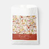 Bohemisch getrocknete Rustikale Herbstfälle Geschenktütchen (Vorderseite)