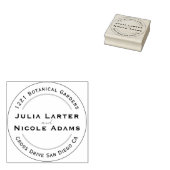 Bohemisch getrocknete Rustikale Herbstfälle Gummistempel (Stempel)