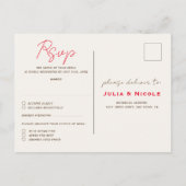 Bohemisch getrocknete Rustikale Herbstfälle Postkarte (Rückseite)