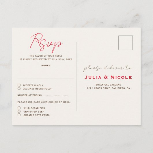 Bohemisch getrocknete Rustikale Herbstfälle Postkarte (Rückseite)