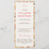 Bohemisch getrocknete Rustikale Herbstfälle Programm (Vorderseite)