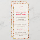 Bohemisch getrocknete Rustikale Herbstfälle Programm (Vorne/Hinten)