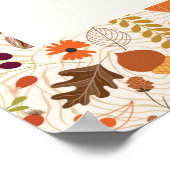 Bohemisch getrocknetes rustikales Brautparty für H Poster (Ecke)