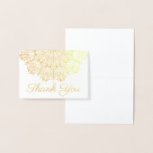 Bohemisch Glam Gold Mandala Script Folienkarte (Anzeige)