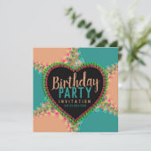 Bohemisch Hippy Girls Night Dinner Party Einladung (Stehend Vorderseite)