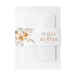 Bohemisch Hochzeitsreise mit dem Ausland Einladungsbanderole