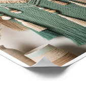 Bohemisch inspiriert Wandaufhängung aus Treibholz Poster (Ecke)