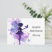 Bohemisch Kids Fairy Tale Geburtstag Karte (Stehend Vorderseite)