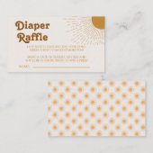 Bohemisch kommt hier die Son Baby Dusche Begleitkarte (Vorne/Hinten)