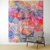 Bohemisch Mandala Blume Wasserfarbe Wandteppich (Beispiel)