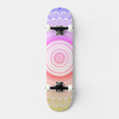Bohemisch Mandala Skateboard (Vorderseite)