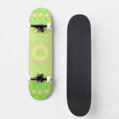Bohemisch Mandala Skateboard (Vorderseite)