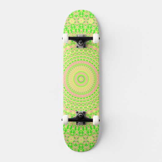 Bohemisch Mandala Skateboard (Vorderseite)
