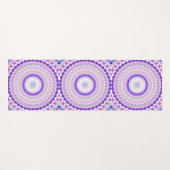 Bohemisch Mandala Yogamatte (Vorderseite (Horizontal))