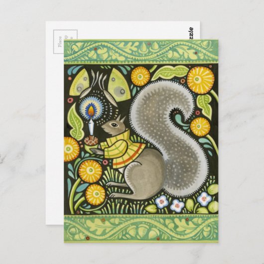 Bohemisch MOOSHKA ART Postkarte (Vorne/Hinten)