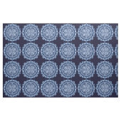Bohemisch Navy Blue Gefärbte Krawatte Mandala Stoff (Fat Quarter (45,7 x 55,9 cm))
