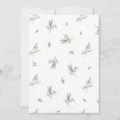 Bohemisch Oh Baby Dusche Einladung (Rückseite)