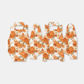 Bohemisch orangefarbene Blume Geschenkschachtel (Ungefaltet)