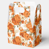 Bohemisch orangefarbene Blume Geschenkschachtel (Geöffnet)