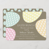 Bohemisch Ostergedottete Eier Abendessen Brunch Fa Einladung (Vorne/Hinten)
