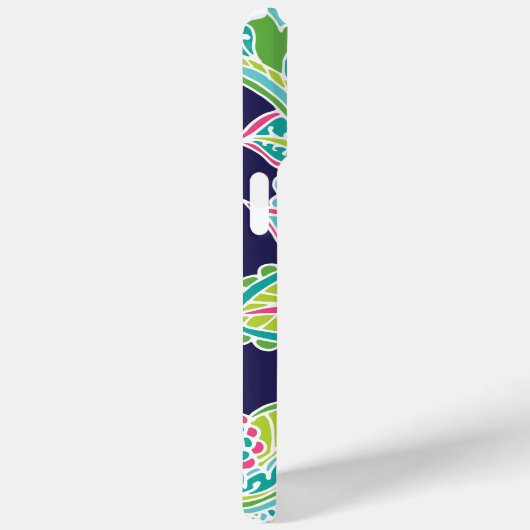 Bohemisch Paisley Custom Monogram Case-Mate iPhone Hülle (Rückseite / Rechts)