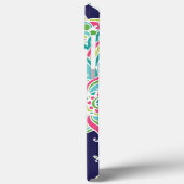 Bohemisch Paisley Custom Monogram Case-Mate iPhone Hülle (Rückseite / Links)