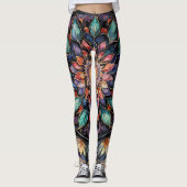 Bohemisch Paisley no1 Leggings (Vorderseite)
