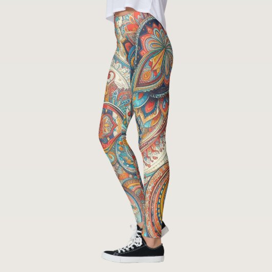 Bohemisch Paisley no 10 Leggings (Links)