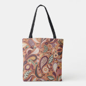 Bohemisch Paisley Tasche (Rückseite)