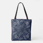 Bohemisch Paisley Vintag Print Tasche (Rückseite)