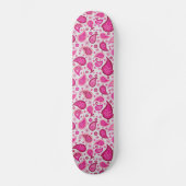 BOHEMISCH PINK PAISLEY SKATEBOARD DECK (Vorderseite)