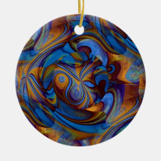 Bohemisch Rhapsody Keramik Ornament (Vorne)