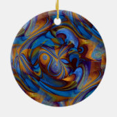 Bohemisch Rhapsody Keramik Ornament (Hinten)