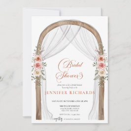 Bohemisch rustikal | BRAUTPARTY VINTAGE ROSE Einladung