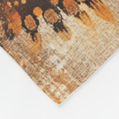 Bohemisch Sonnenblume Mandala Fleecedecke (Ecke)