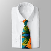 Bohemisch Spirit Mandala Neck Tie Krawatte (Gebunden)