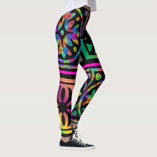 Bohemisch Squares Mandala Leggings
