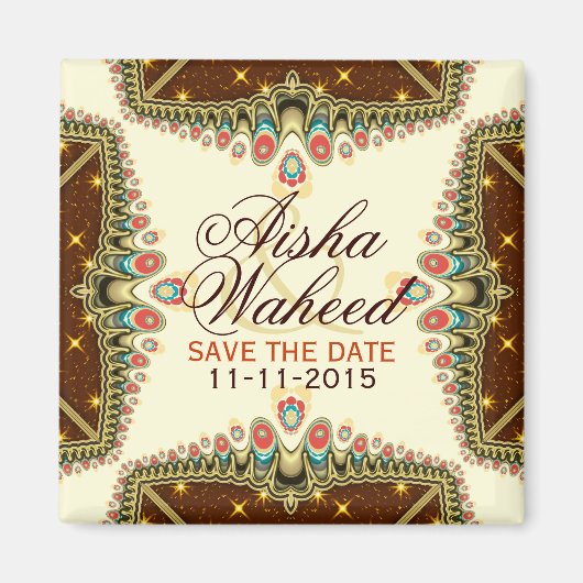 Bohemisch Stars kündigen Hochzeitdatenzeitschrift  Magnet (Vorne)