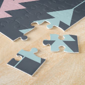 Bohemisch Style Boho: Ethnisches nahtloses Muster Puzzle (Seite)
