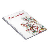Bohemisch Style Floral Notebook Notizblock (Rechte Seite)