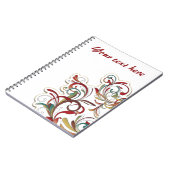 Bohemisch Style Floral Notebook Notizblock (Linke Seite)