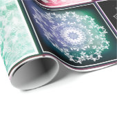 Bohemisch Style Mandala Abstract Design Geschenkpapier (Rolleneckpunkt)
