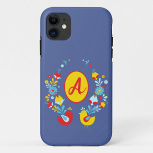 Bohemisch Style Monogram Design Case-Mate iPhone Hülle