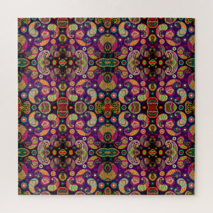 Bohemisch Style Paisley Party Time Puzzle