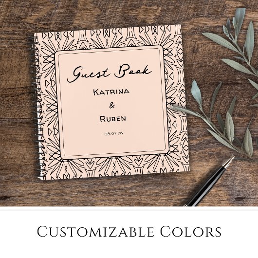 Bohemisch Style Tribal Muster Spiral Notebook Notizblock