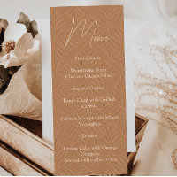 Bohemisch Terracotta Moderne Minimalistische Hochz