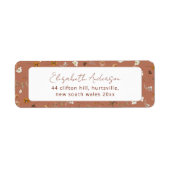 Bohemisch Terracotta Wildblumen Brautparty (Vorne)